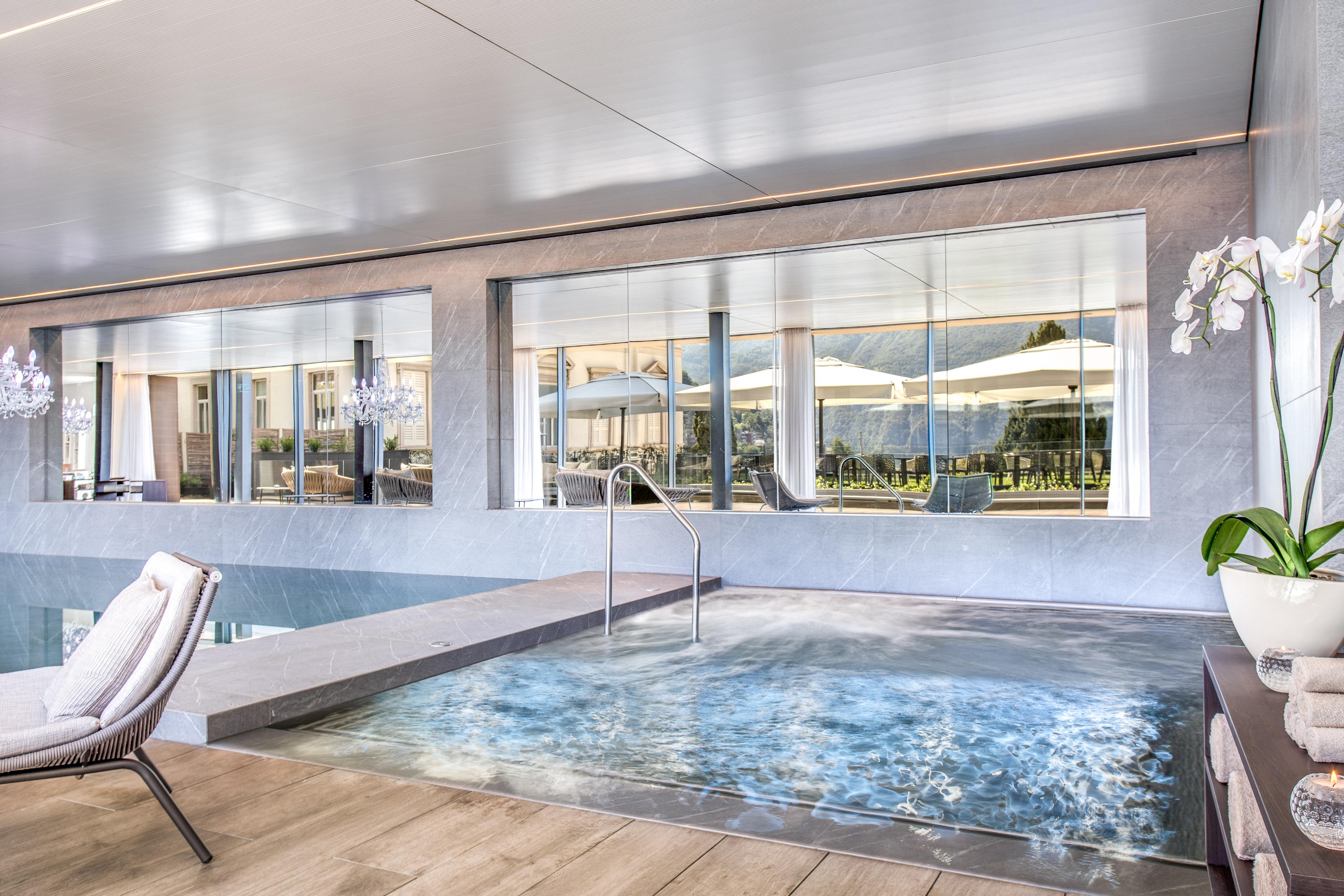 โรงแรมสเปลนดิด รอยัล ลูกาโน ภายนอก รูปภาพ The spa at the Mandarin Oriental Munich