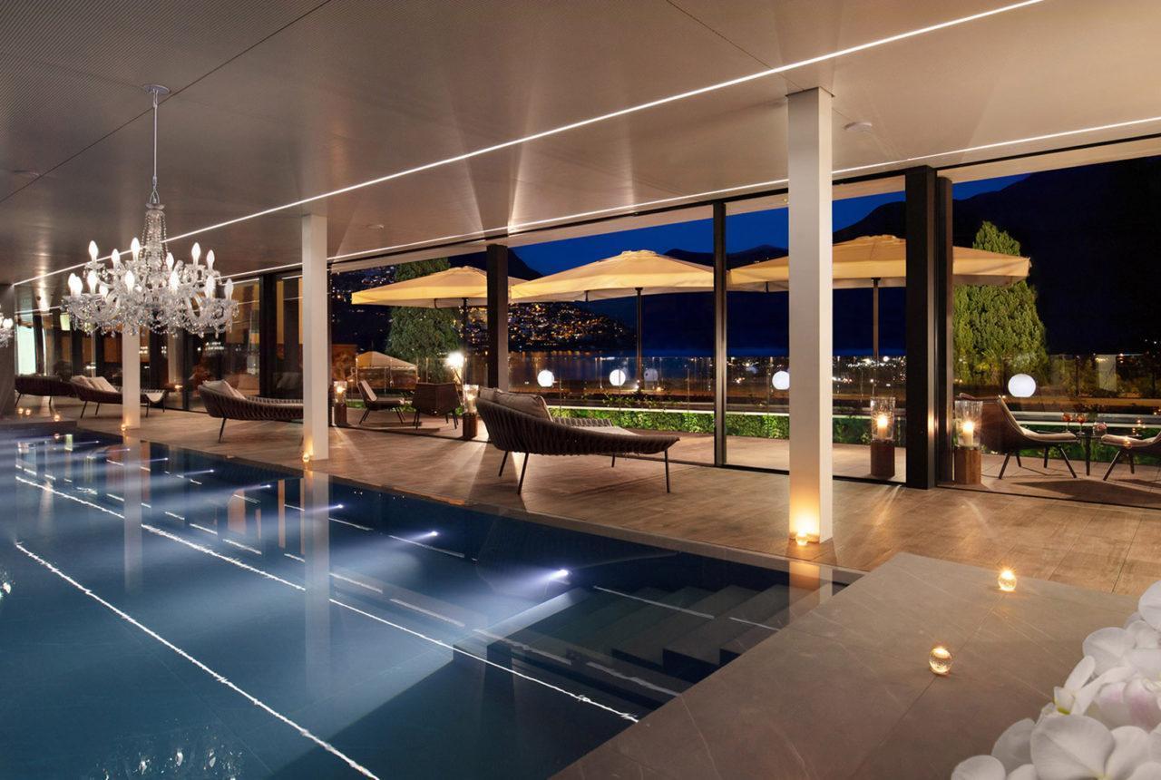 โรงแรมสเปลนดิด รอยัล ลูกาโน ภายนอก รูปภาพ The pool at the Mandarin Oriental, Munich