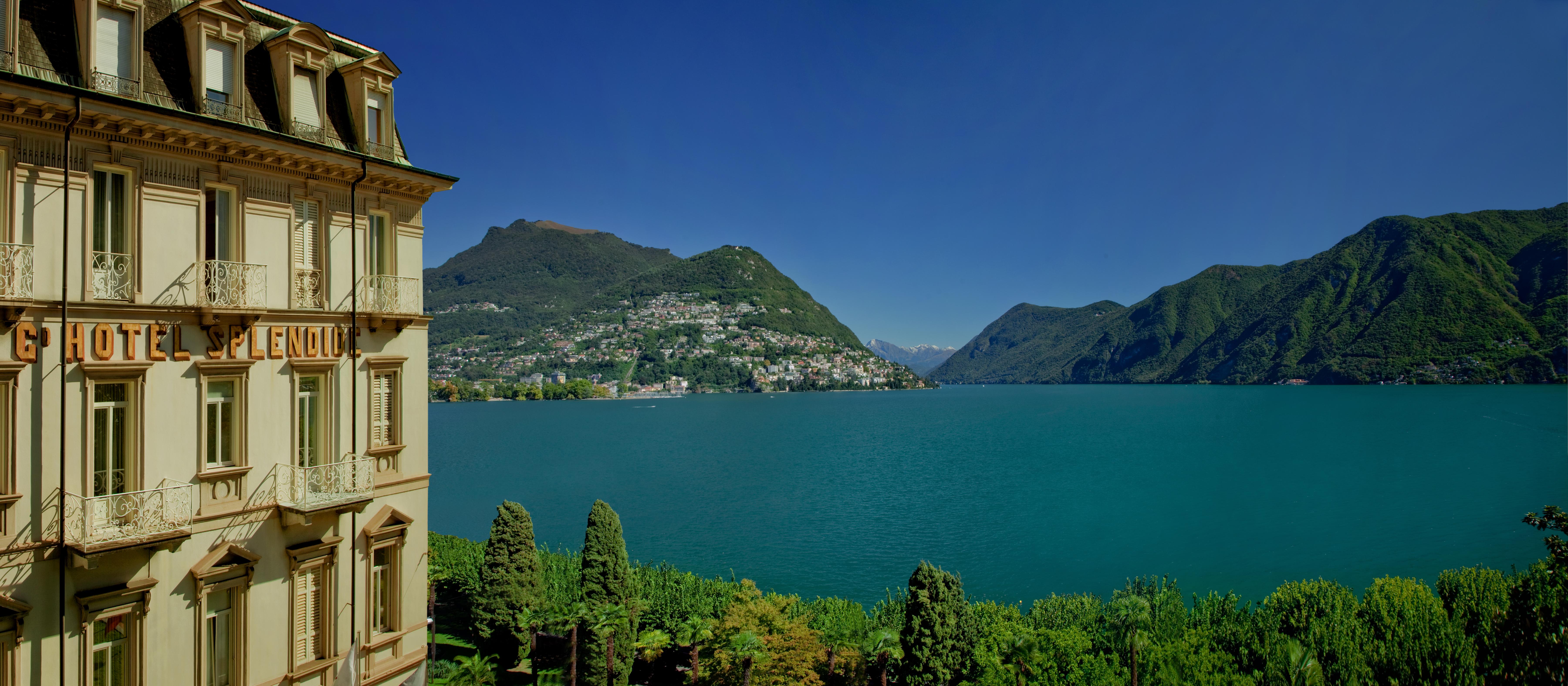 โรงแรมสเปลนดิด รอยัล ลูกาโน ภายนอก รูปภาพ Lake Lugano