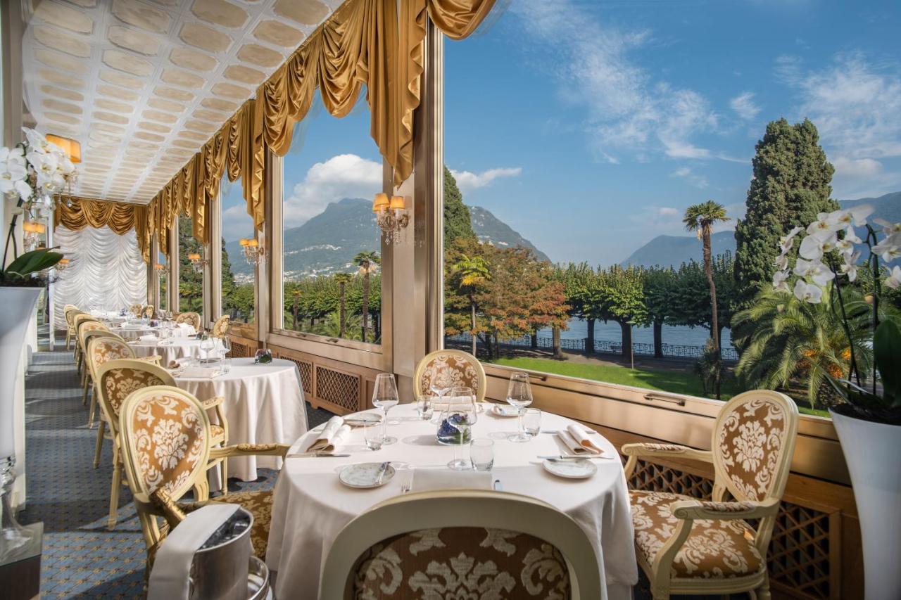 โรงแรมสเปลนดิด รอยัล ลูกาโน ภายนอก รูปภาพ The restaurant